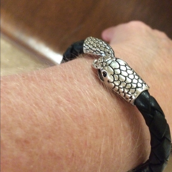 Leather snake bracelet - Picture 6 of 7